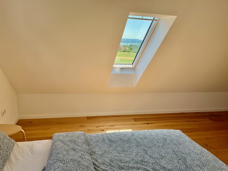 Blick aus dem Schlafzimmer